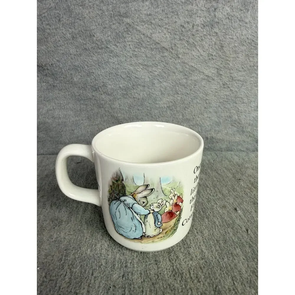 Wedgwood Peter Rabbit 3 Pc Childs Dish Set 2 Bowls Mug Beatrix Potter England